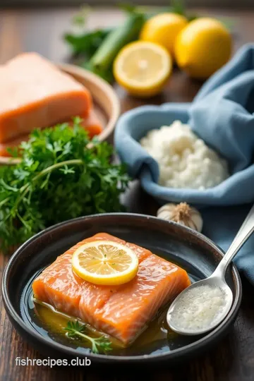 Quick Salmon Lemon Butter Garlic Delight ingredients