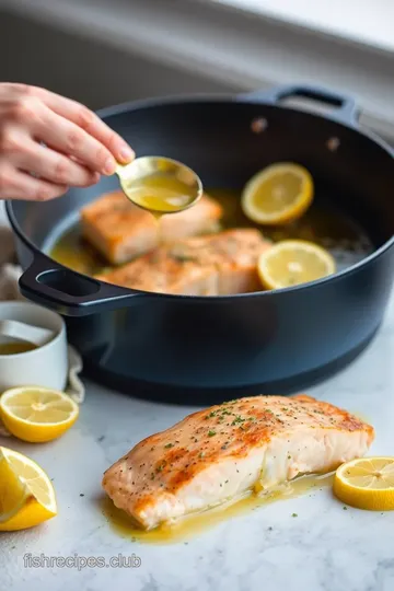 Quick Salmon Lemon Butter Garlic Delight steps