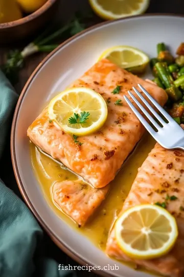 Lemon Butter Garlic Salmon Delight