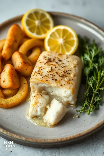 Lemon Garlic Baked Cod Delight