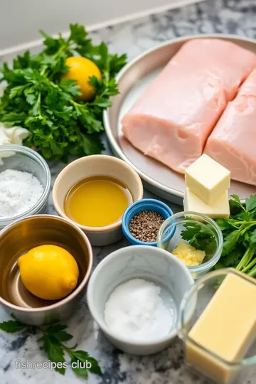 Lemon Herb Butter White Salmon ingredients