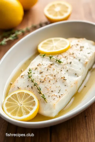 Lemon-Thyme Baked Fish with Seasonal Vegetables presentation