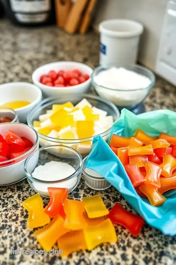 Homemade Swedish Fish Gummies ingredients