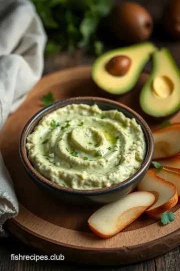 Avocado Feta Dip steps