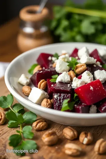 Easy Beet Salad with Feta & Walnuts ingredients