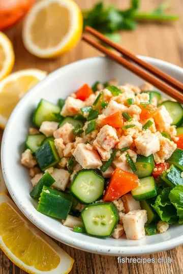 Mix Spicy Crab Cucumber Salad in 10 Minutes ingredients