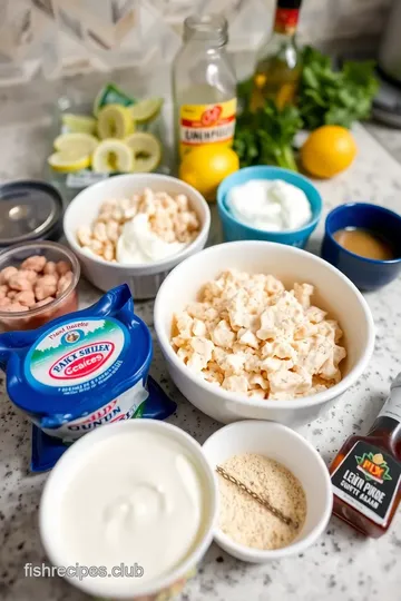 Delicious Non-Smoked Fish Dip Recipe ingredients