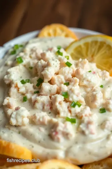 Delicious Non-Smoked Fish Dip Recipe presentation