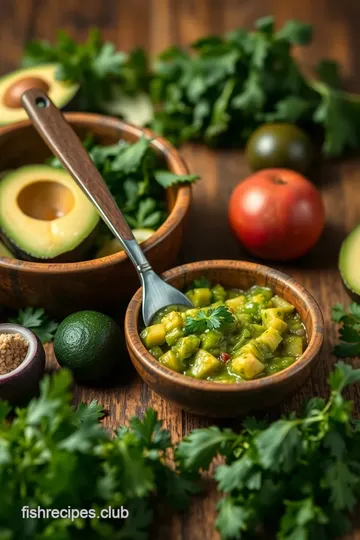 Simply Avocado Salsa ingredients