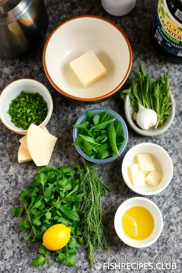 Rosemary Thyme Compound Butter ingredients