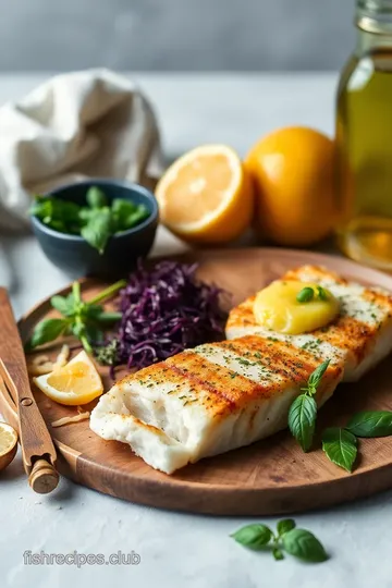 Pan Fried Cod with Citrus Basil Butter ingredients