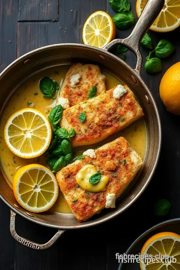 Pan Fried Cod with Citrus Basil Butter steps