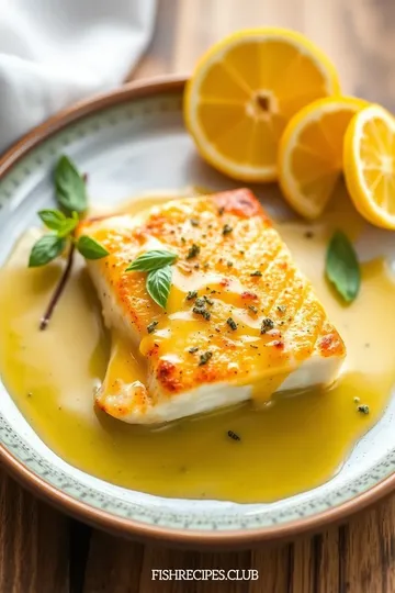 Pan Fried Cod with Citrus Basil Butter