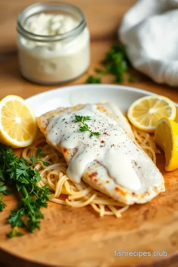 Pan Fried Tilapia with Lemon Cream Sauce ingredients