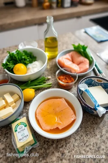 Pan-Seared Catfish Steaks with Lemon Butter Sauce ingredients