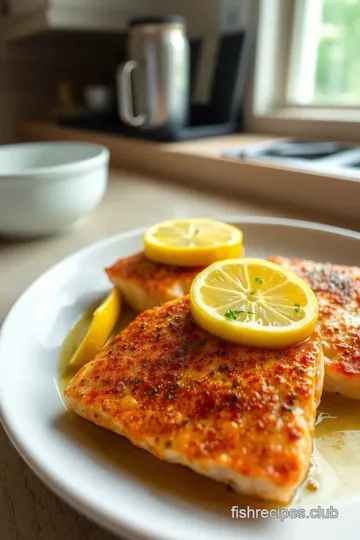 Pan-Seared Catfish Steaks with Lemon Butter Sauce steps