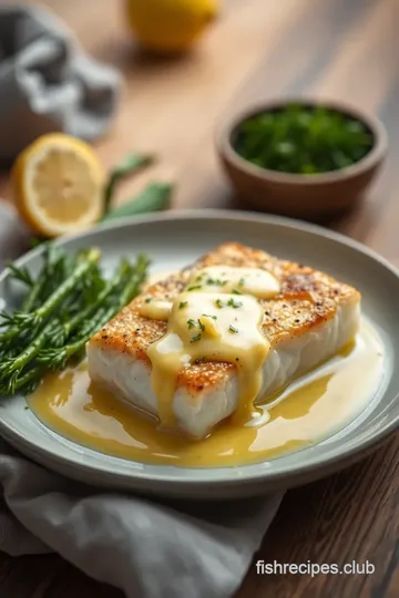 Pan-Seared Cod in Tomato Lemon Butter Sauce presentation