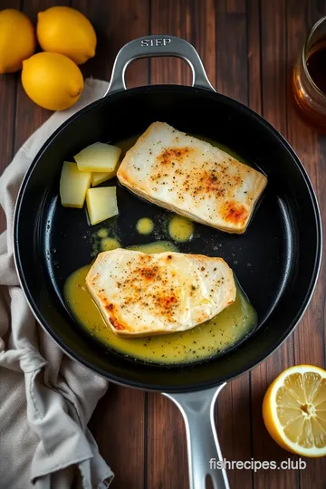 Pan-Seared Cod in Tomato Lemon Butter Sauce steps