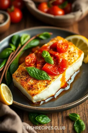 Pan-Seared Cod with Tomato Basil Bliss