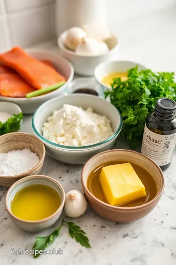 Pan-Seared Fat Fish in White Wine Sauce ingredients