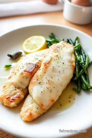 Pan-Seared Fluke with Lemon Herb Butter Sauce steps