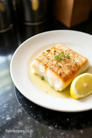 Pan-Seared Sablefish with Lemon Herb Butter steps