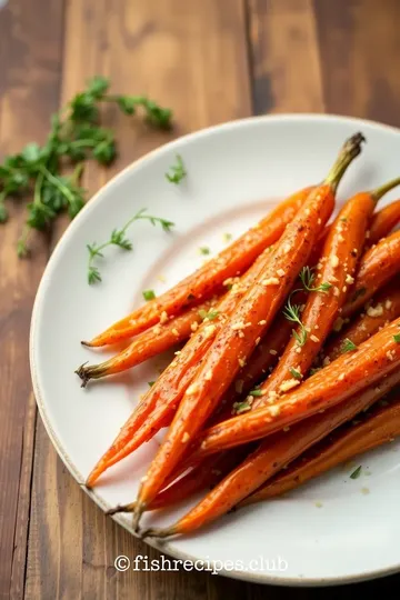 Parmesan Garlic Roasted Carrots Delight