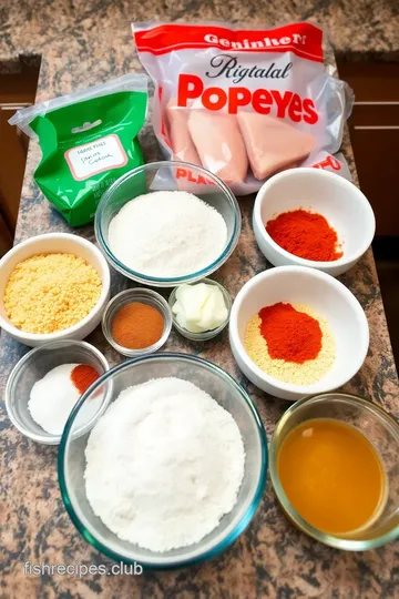 Popeyes Fish Sandwich Recipe ingredients