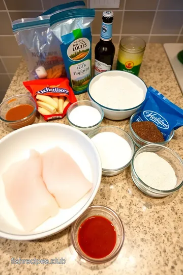 Crispy Beer-Battered Fish ingredients