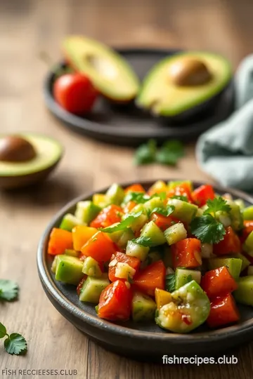 Quick Avocado Salsa with Fresh Fruits steps