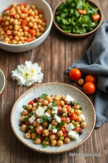 Quick Chickpea Salad: Fresh & Flavorful steps