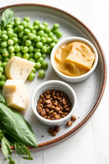 Creamed Peas Recipe ingredients