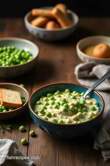 Creamed Peas Recipe steps