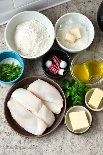 Pan-Seared Fresh Skate Fish with Lemon-Caper Butter Sauce ingredients