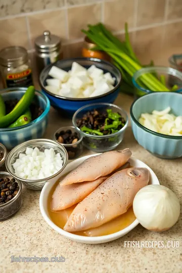 Pickled Herring with Onions and Spices ingredients