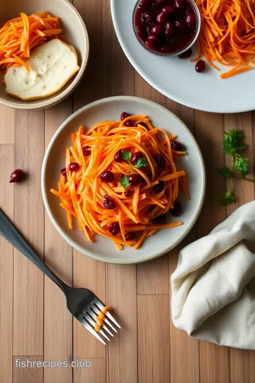 Quick Shredded Carrot Salad with Cranberries steps