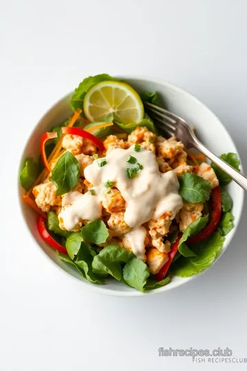 Quick Thai Chicken Salad with Creamy Dressing steps