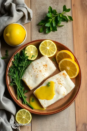 Zesty Roasted Cod Fillets with Lime Butter ingredients