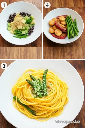 Roasted Spaghetti Squash with Asparagus steps