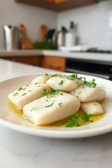 Fish in Parsley Sauce steps