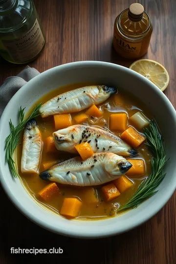 Scandinavian Fish Keg Recipe presentation