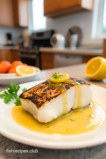 Black and White Fish with Lemon Herb Sauce steps