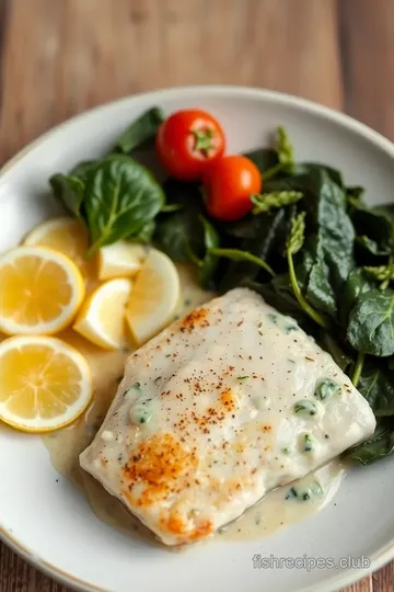 Tuscan-Style Cod with Creamy Spinach Sauce ingredients