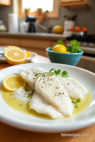 Lemon Herb Fluke Fillet with Garlic Butter Sauce steps