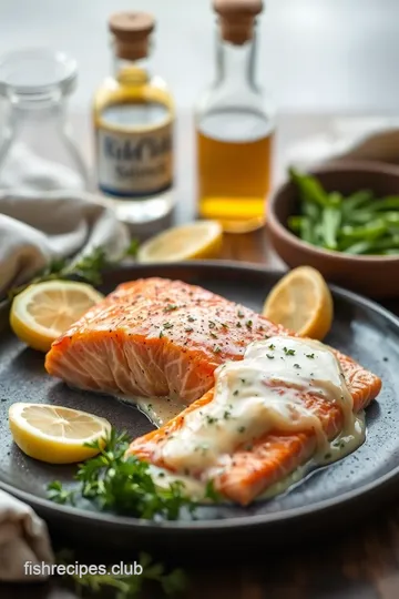 Creamy Garlic Butter Tuscan Salmon ingredients