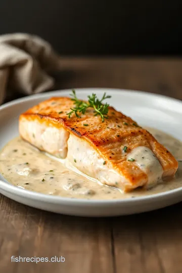 Creamy Garlic Butter Tuscan Salmon presentation