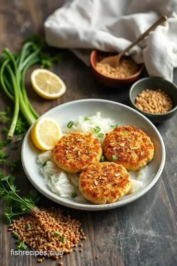 Sesame-Crusted Salmon Patties ingredients