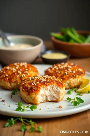 Sesame-Crusted Salmon Patties