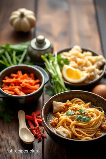 Simmered Coconut Chicken Noodle Delight ingredients