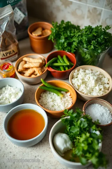 Fish Finger Bhorta ingredients